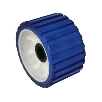 Knott Exclusive Siderulle 5" - Ø128x75mm - indvendig 20,5 mm blå